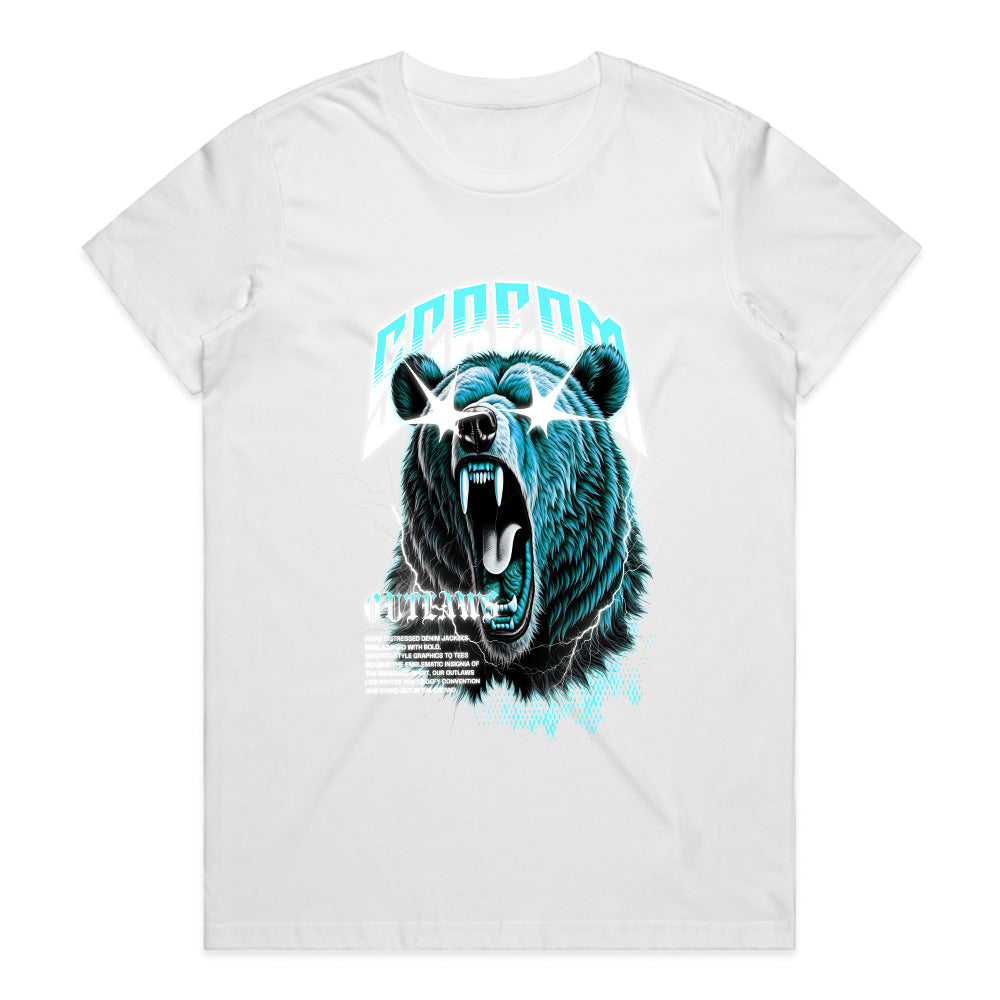 Outlaw Scream Bear Tee
