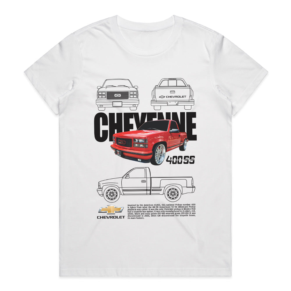 Cheyenne 400 SS Pickup Truck T-Shirt – Classic Power Muscle Edition