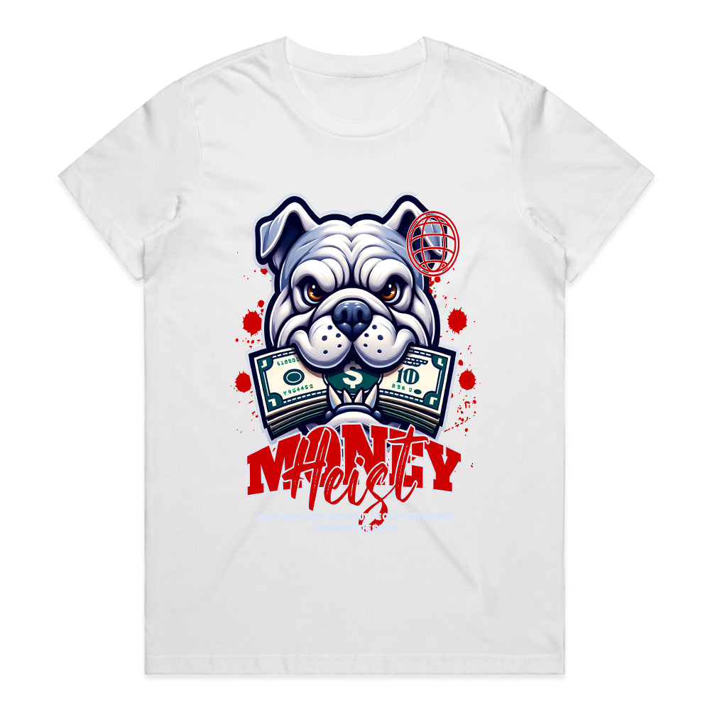 Cash Hound: Money Heist Bulldog Tee