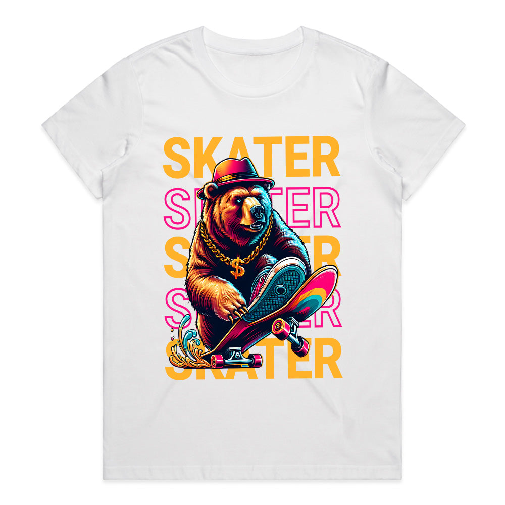 Urban Shredder: Skater Bear Street Style Tee