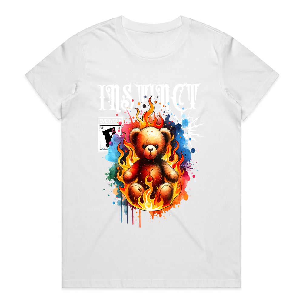 Burning Instinct: Rebel Teddy Tee