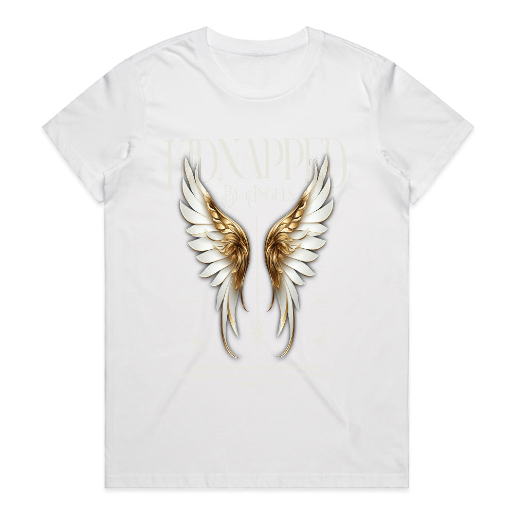 Kidnapped by Angels: Divine Embrace Tee