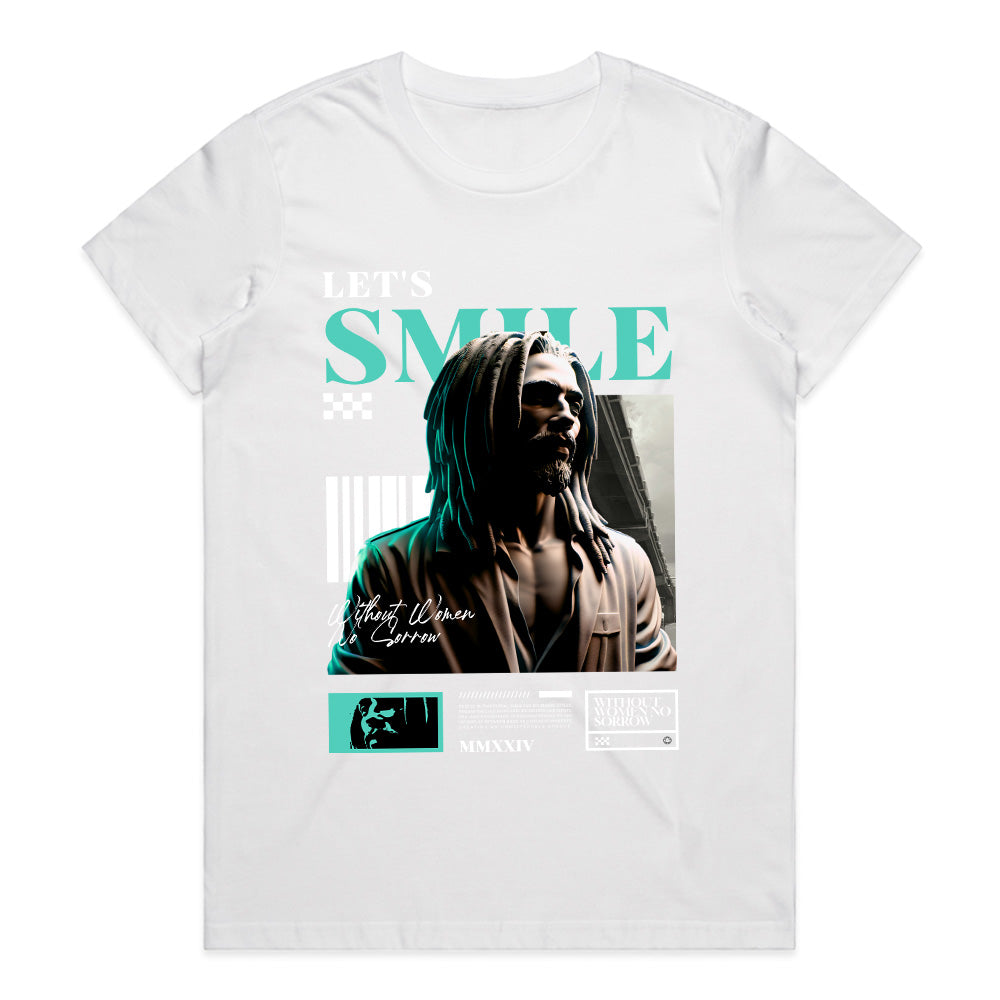 Urban Serenity: Let’s Smile Streetwear Tee