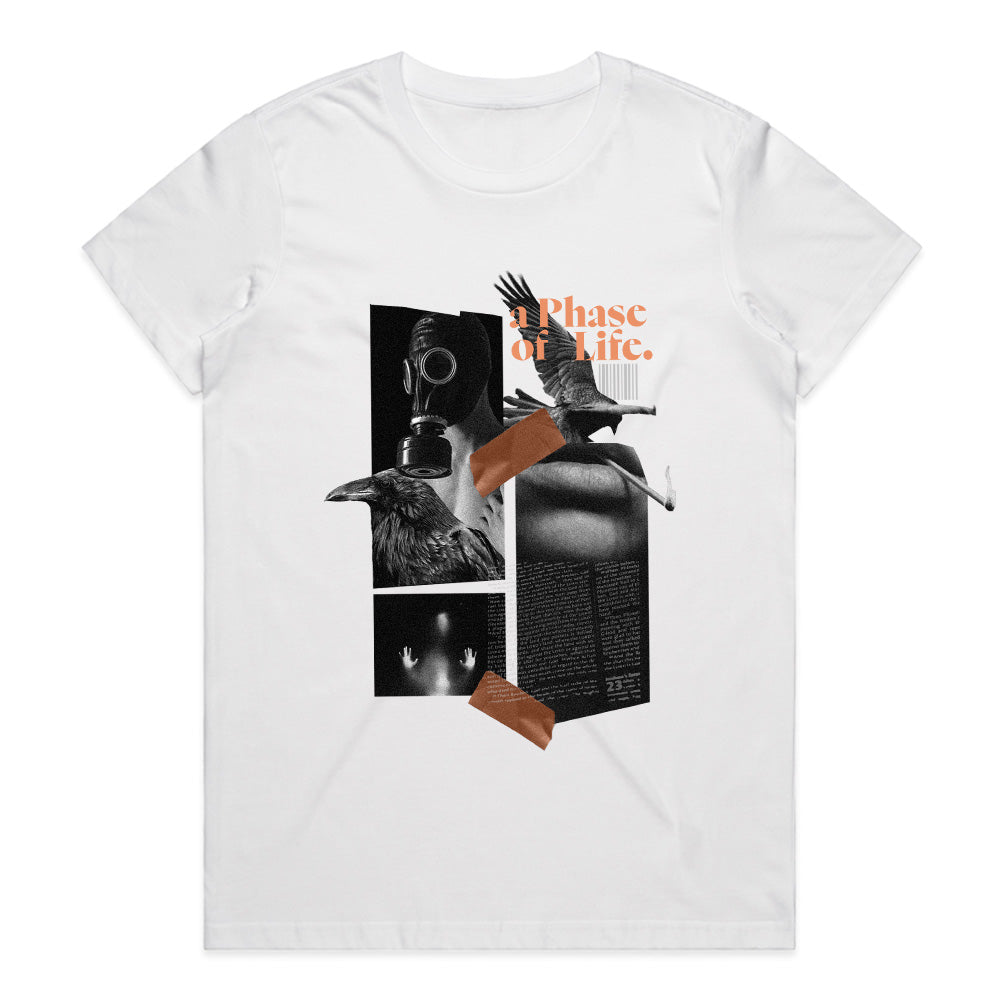 Phase Shift: Surreal Life Collage Statement Tee