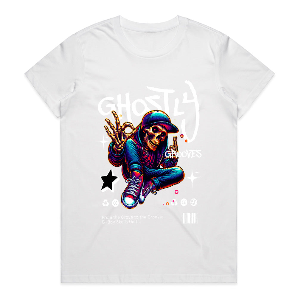 Graveyard Breakdance: Ghostly Grooves B-Boy Tee