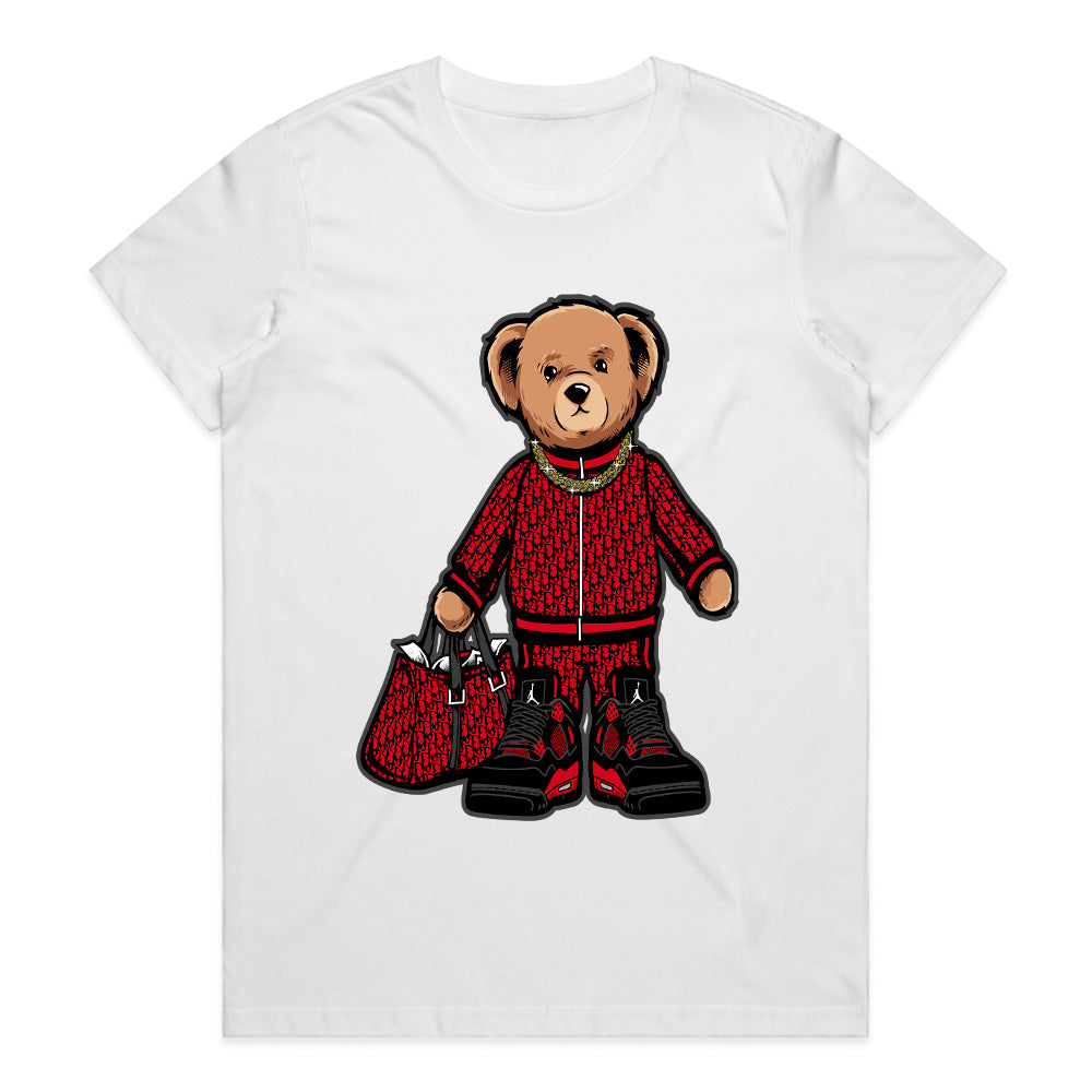 Uptown Flex: Luxe Bear Streetwear Tee
