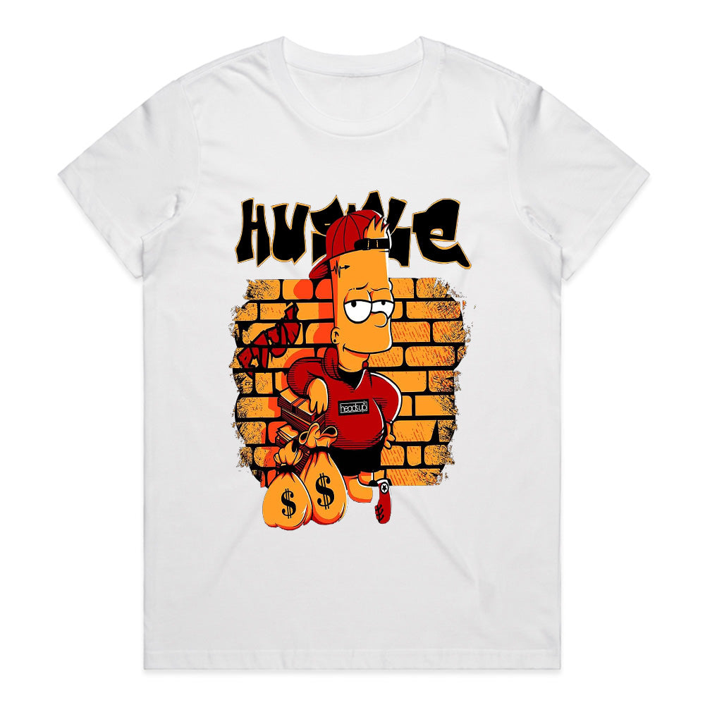 Streetwise Mischief: Hustle Bart Tee