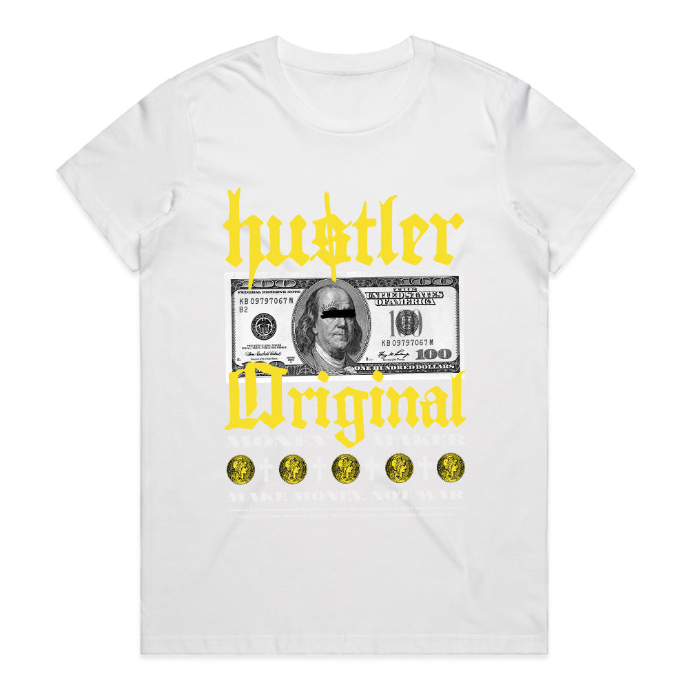 OG Hustler Tee – “Make Money, Not War” Classic Streetwear
