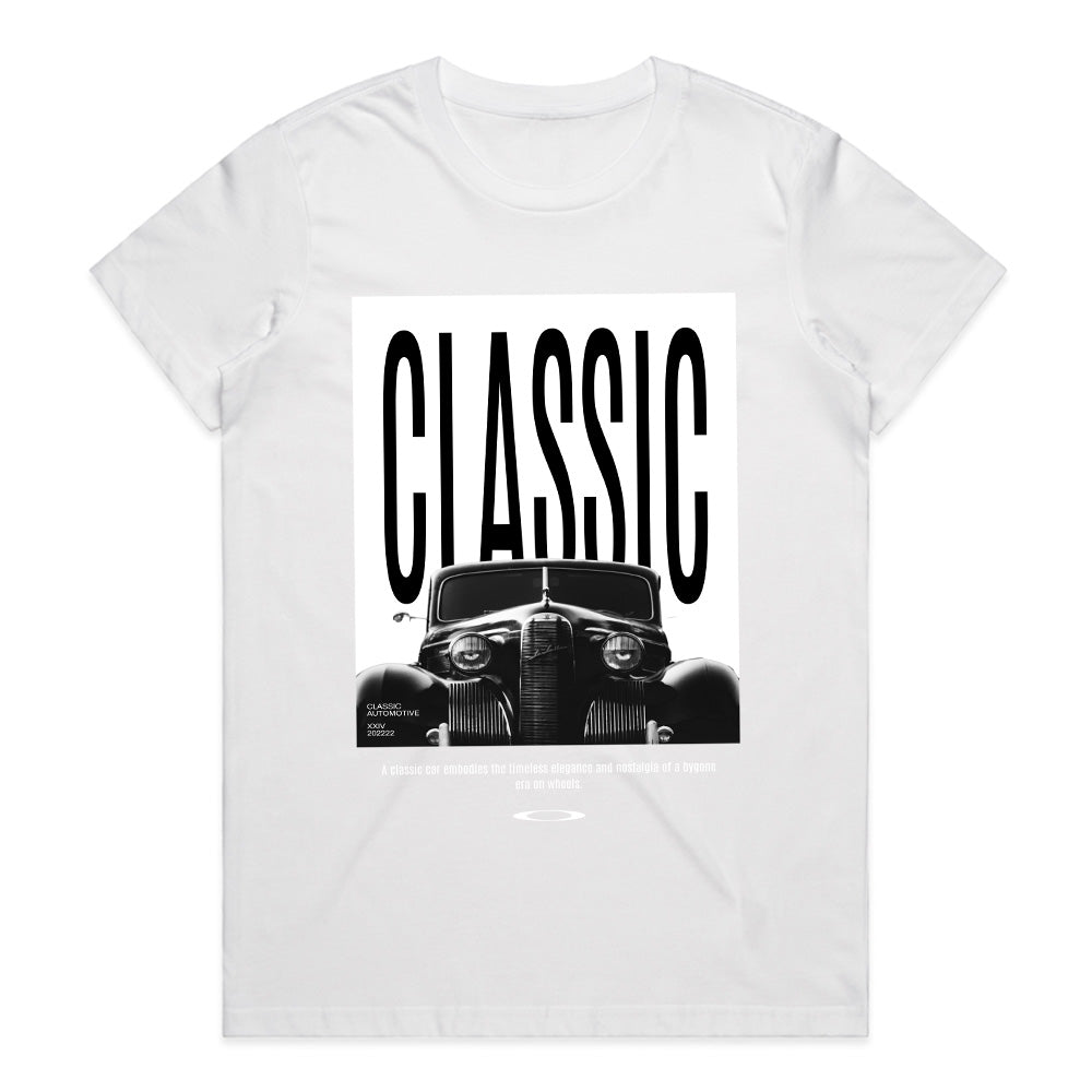 Timeless Machine: Classic Car Elegance Tee