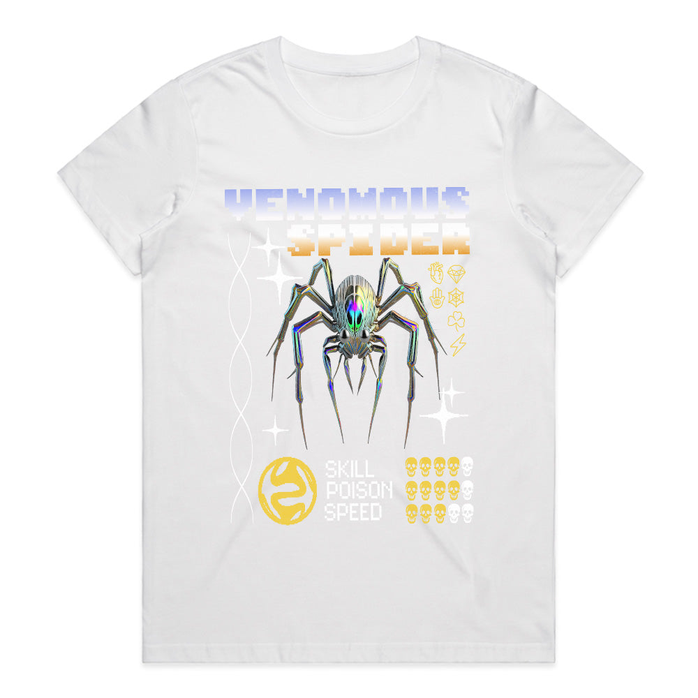 Venomous Spider: Pixel Venom Tee