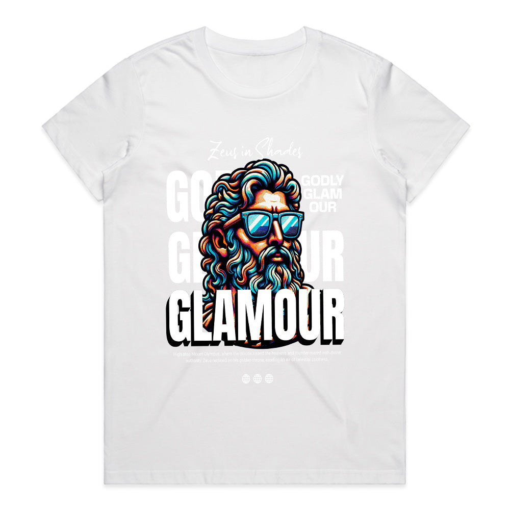 Zeus in Shades: Godly Glam Tee