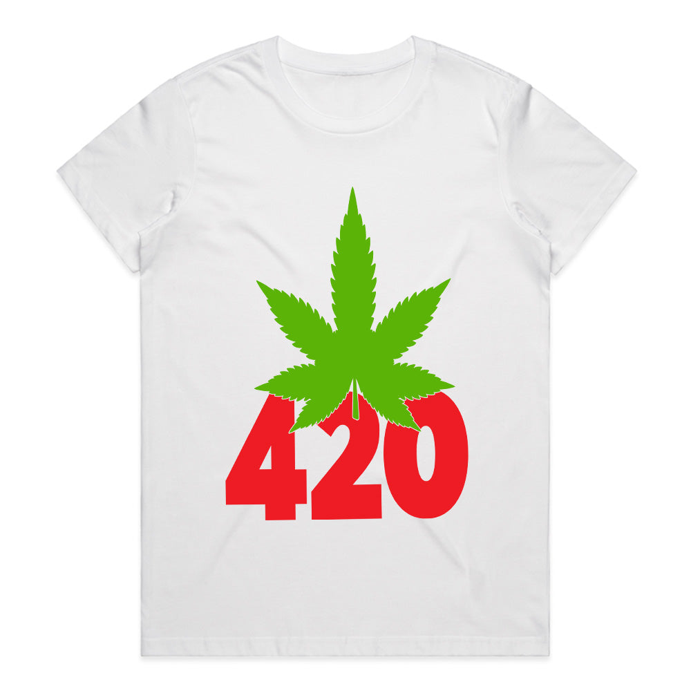 Blaze Bold: Classic 420 Leaf Tee