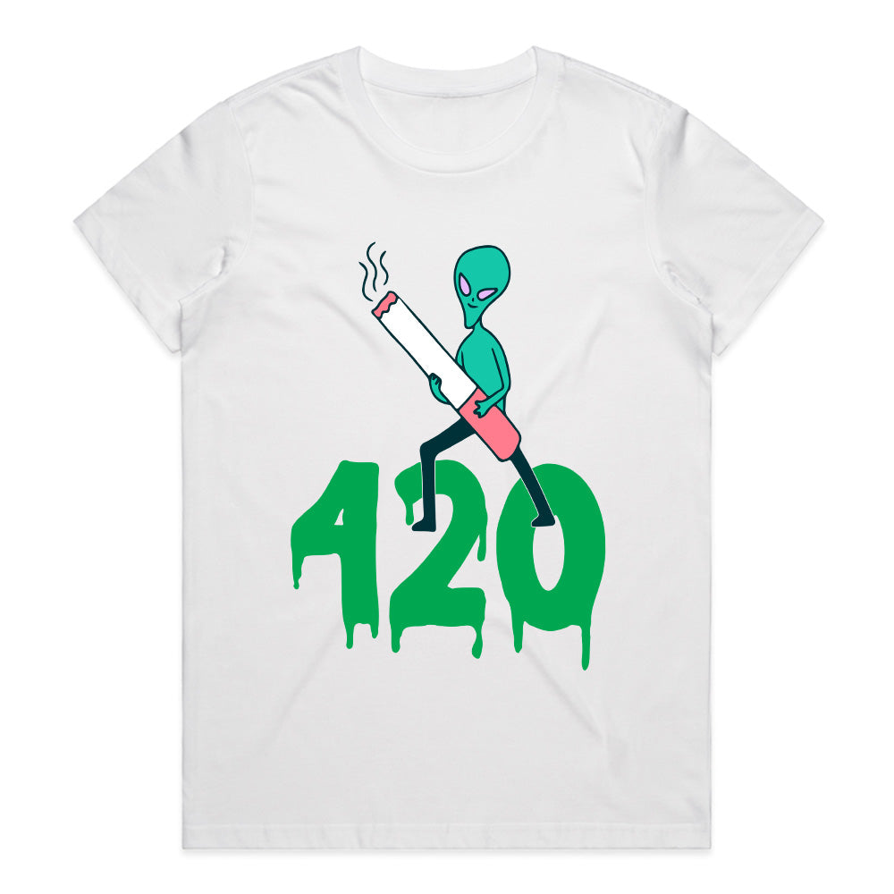 Cosmic High: Alien 420 Trip Tee