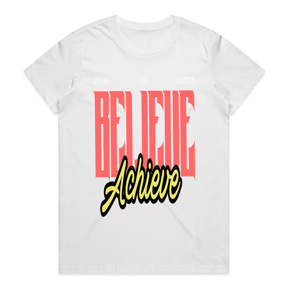 Vision Grind: Believe & Achieve Tee