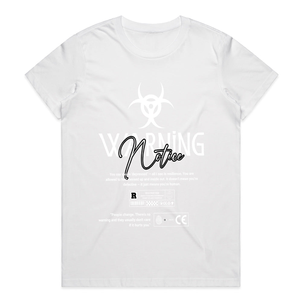 Warning Notice: Human Error Tee