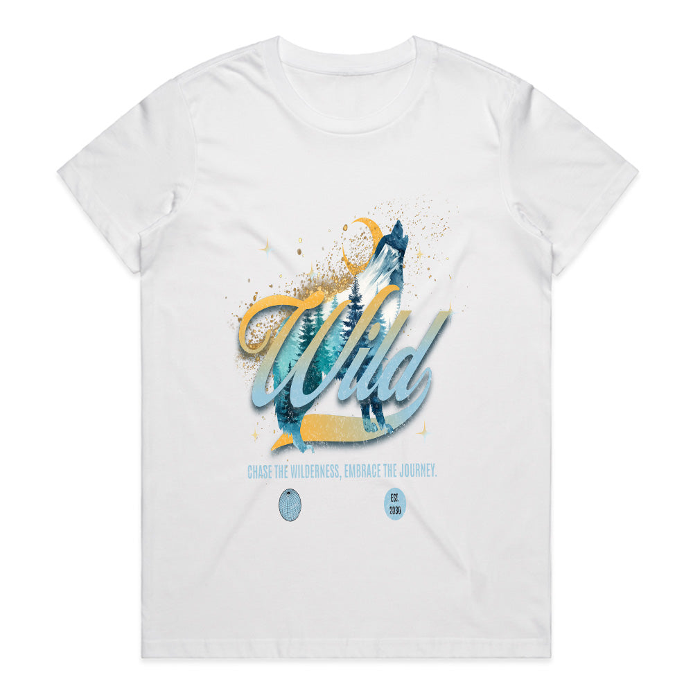 Lunar Howl – Embrace the Wild Spirit Tee
