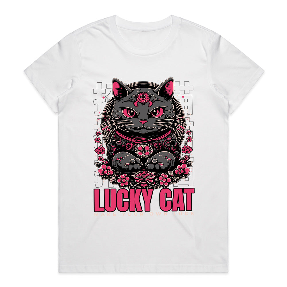 Fortune Feline – Mystic Lucky Cat Tee