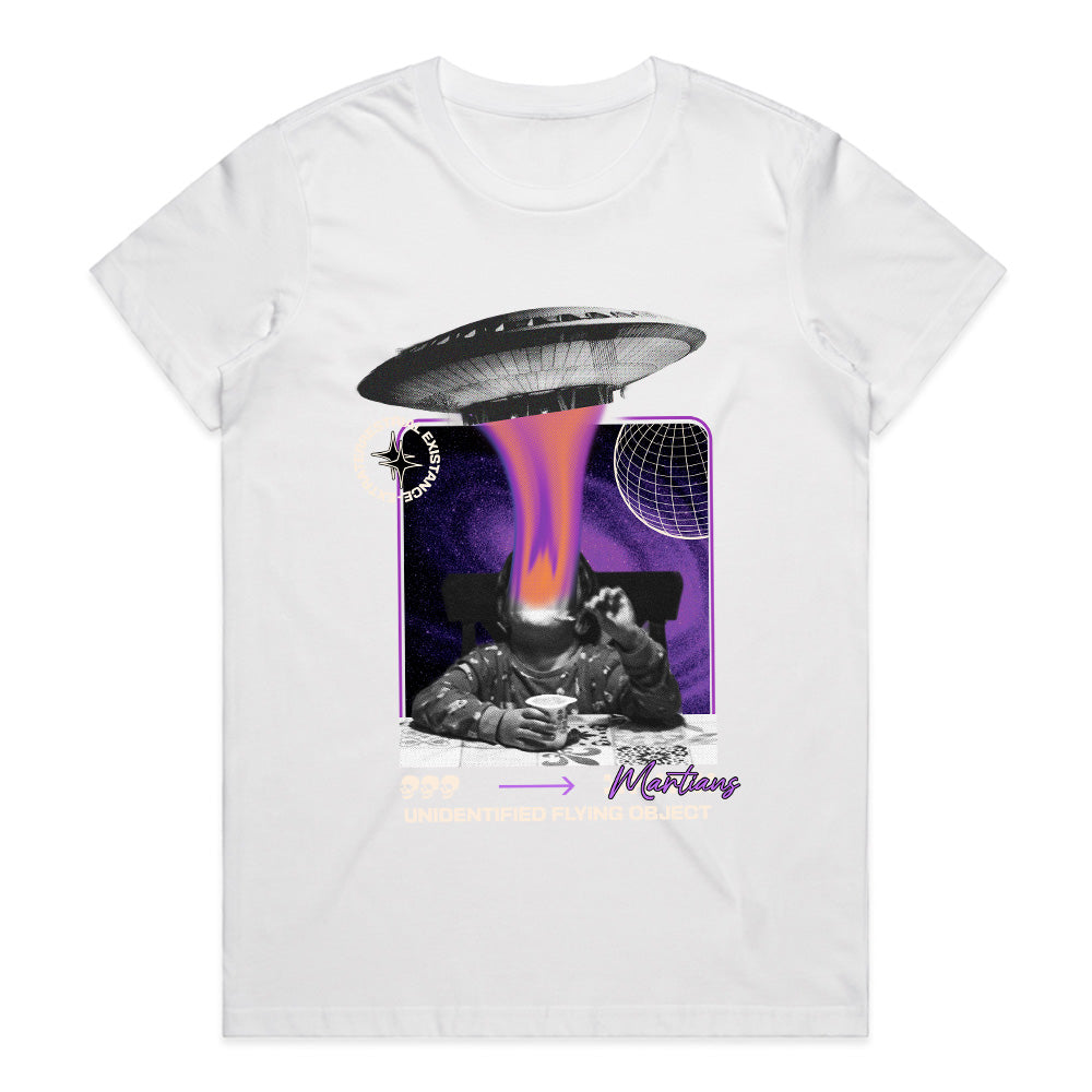 Mindbeam Encounter: UFO Abduction Aesthetic Tee