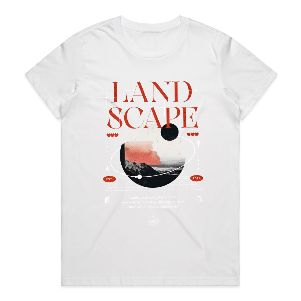 TerraNova Drift – Abstract Landscape Tee