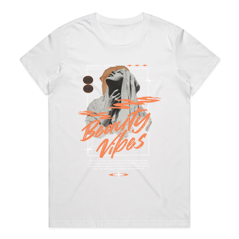 Beauty Vibes – Sweet Aprrl Aesthetic Tee