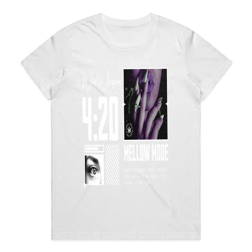 Weed Whispers: 4:20 Mellow Mode Tee