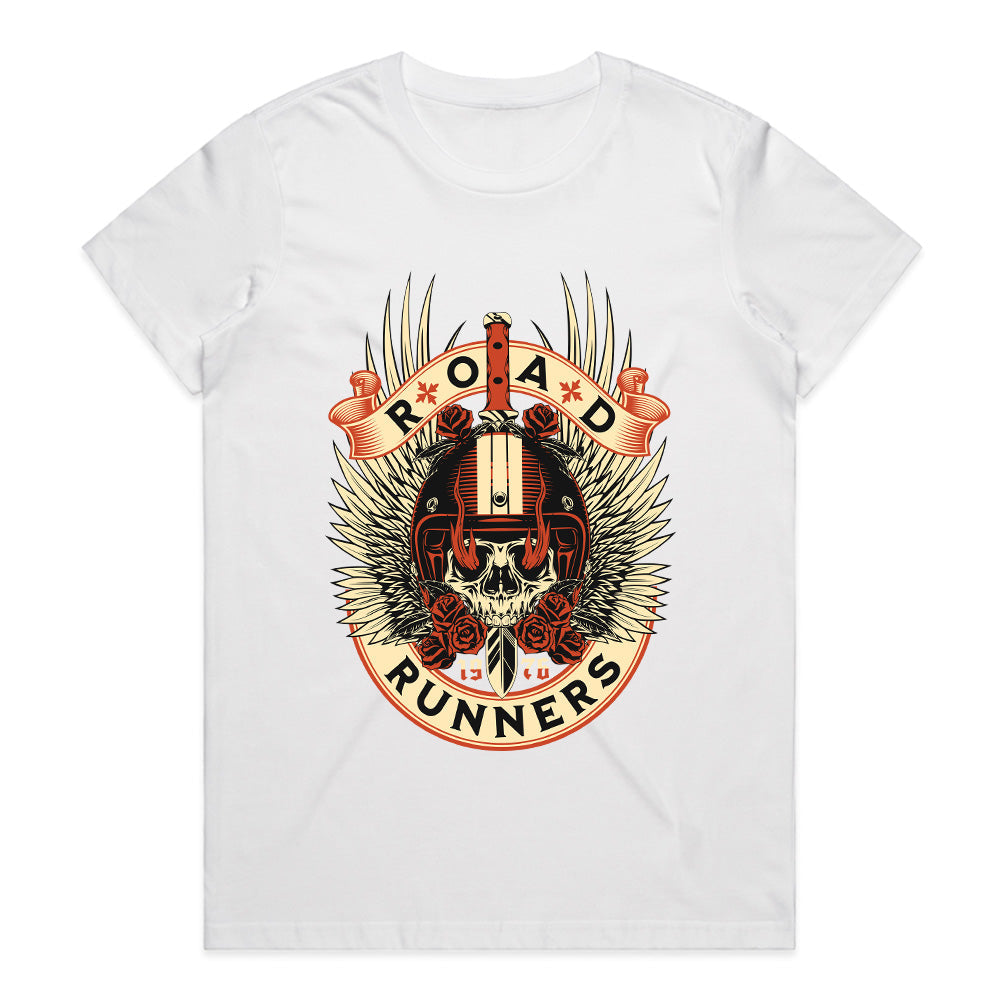 Road Runners Biker T-Shirt – Ride Fast, Live Free