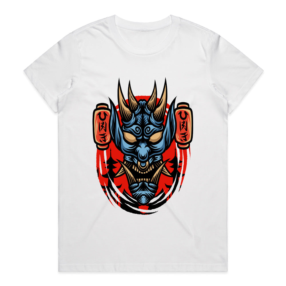 Oni Strike: Demon Mask Samurai Tee