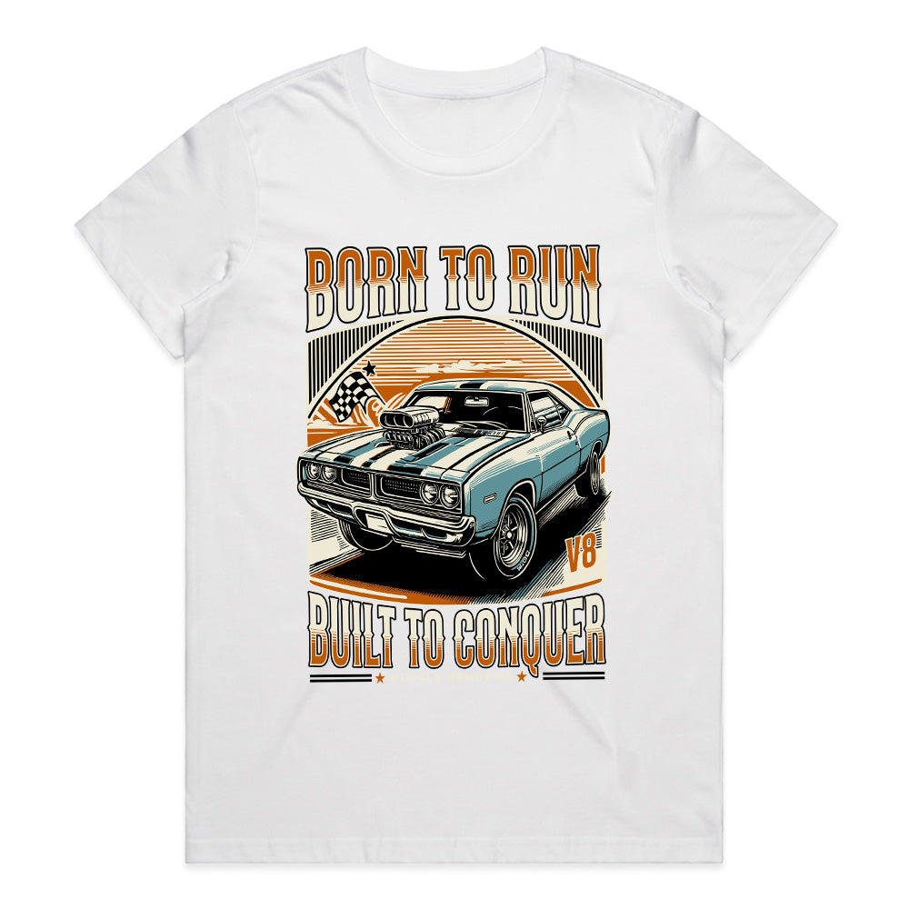 Born to Run: V8 Muscle Legends Tee