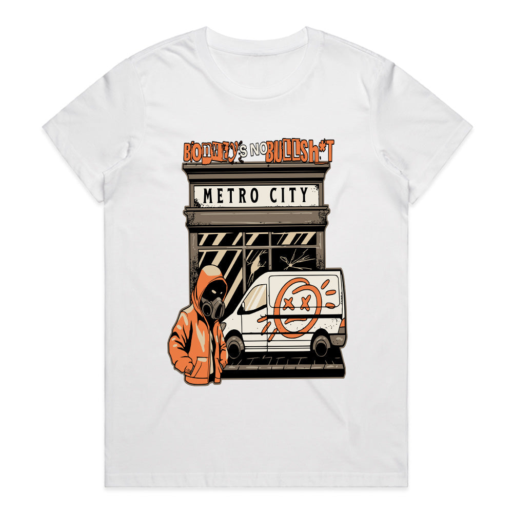 Metro City Rebels: No Bullsh*t Streetwear Tee