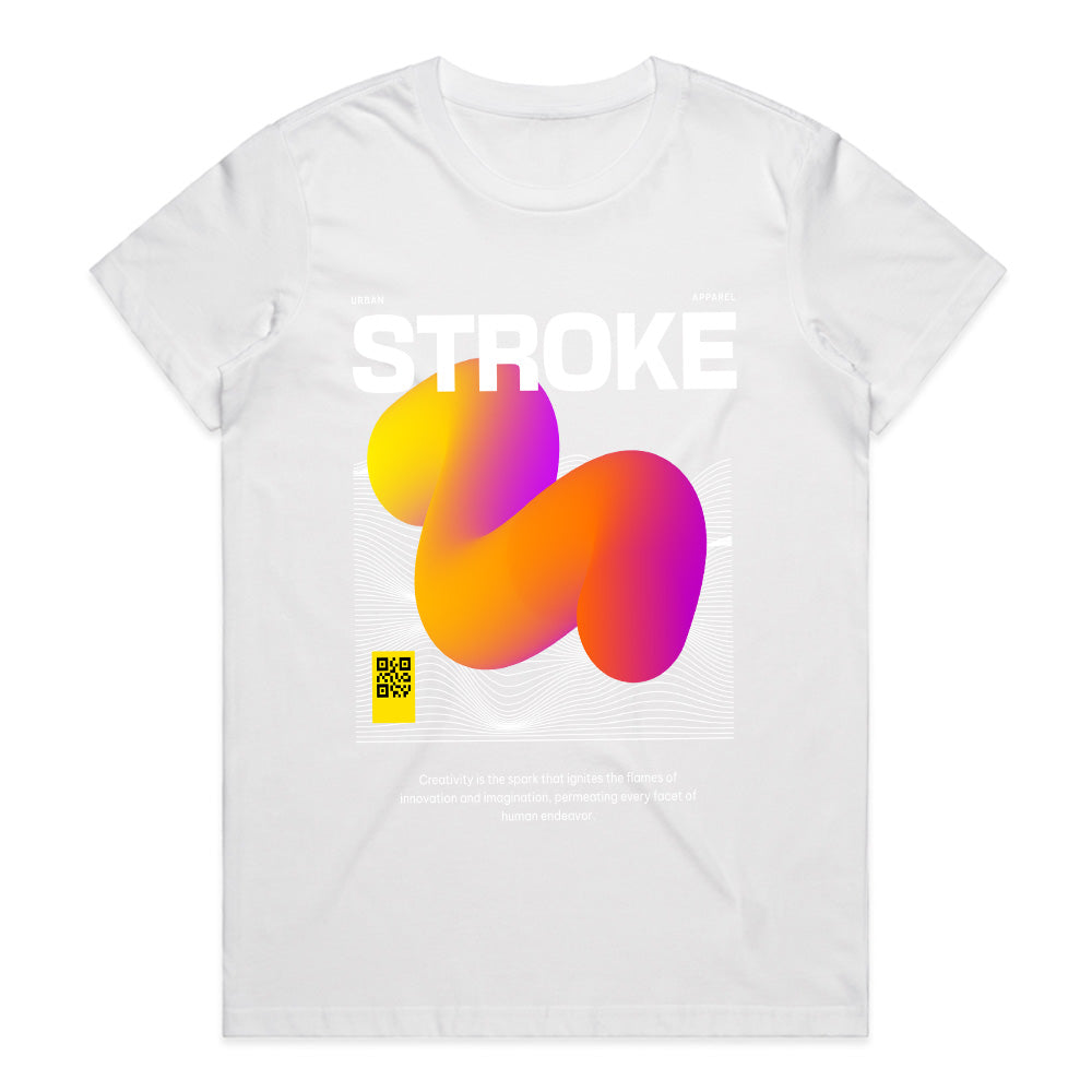 Stroke: Neon Wave Creative Tee