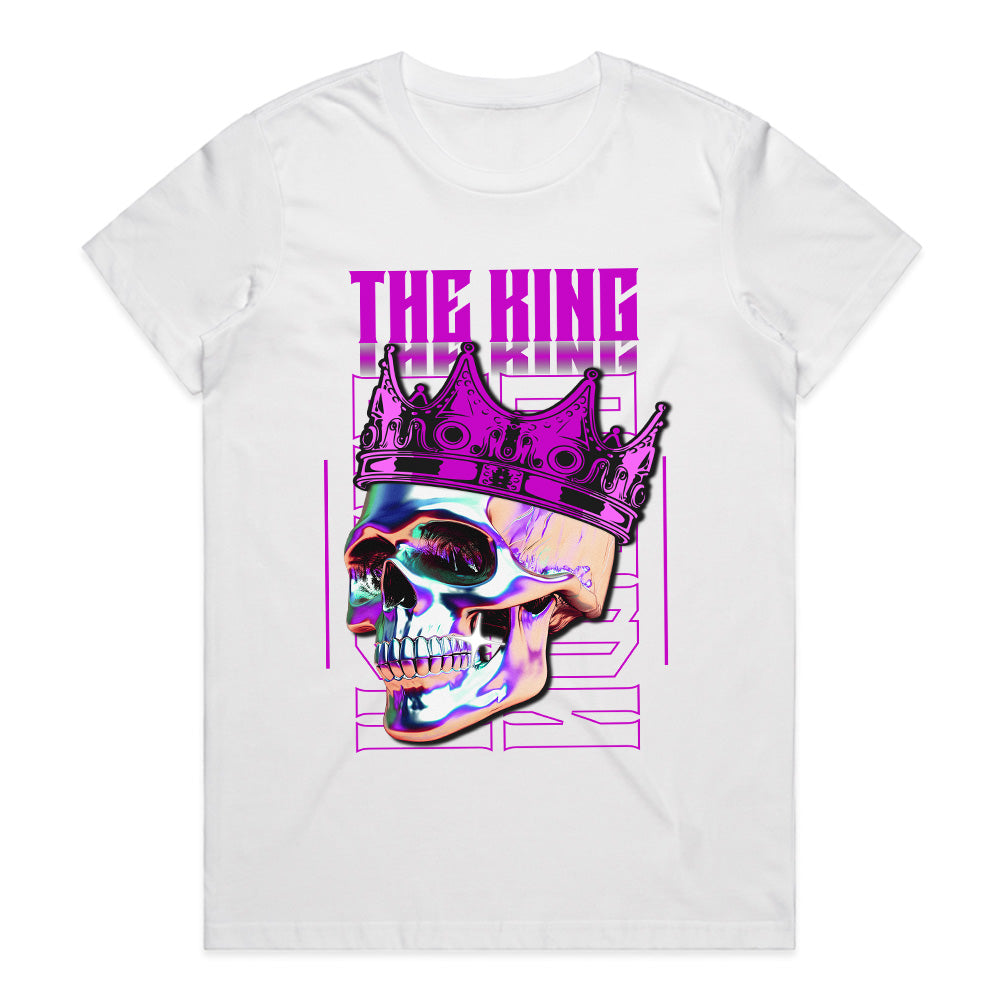 The King: Neon Skull Royalty Tee