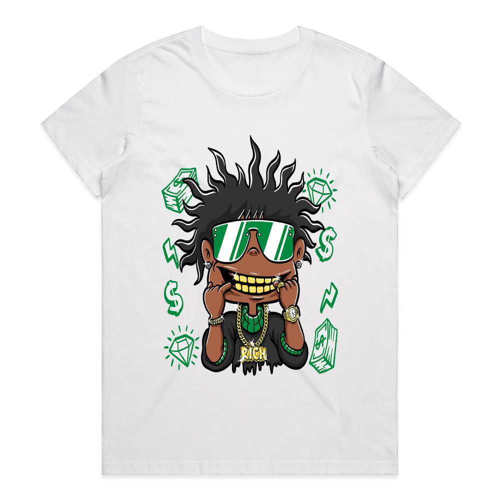 Money Vibes: Rich Flex Cartoon Tee