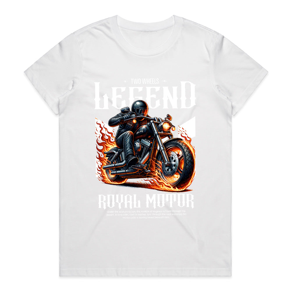 Two Wheels Legend T-Shirt – Ride Hard, Rule the Road