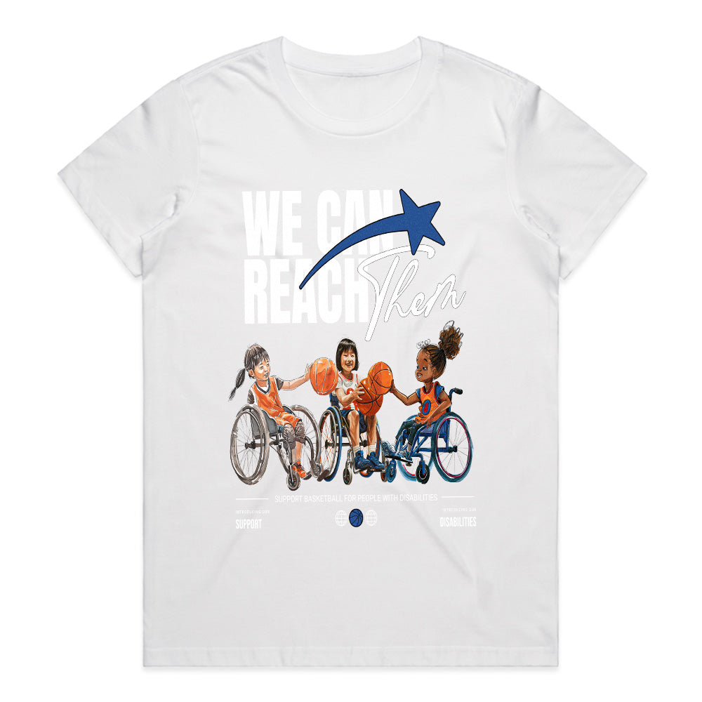 We Can Reach Them: Empowerment Through Basketball Tee