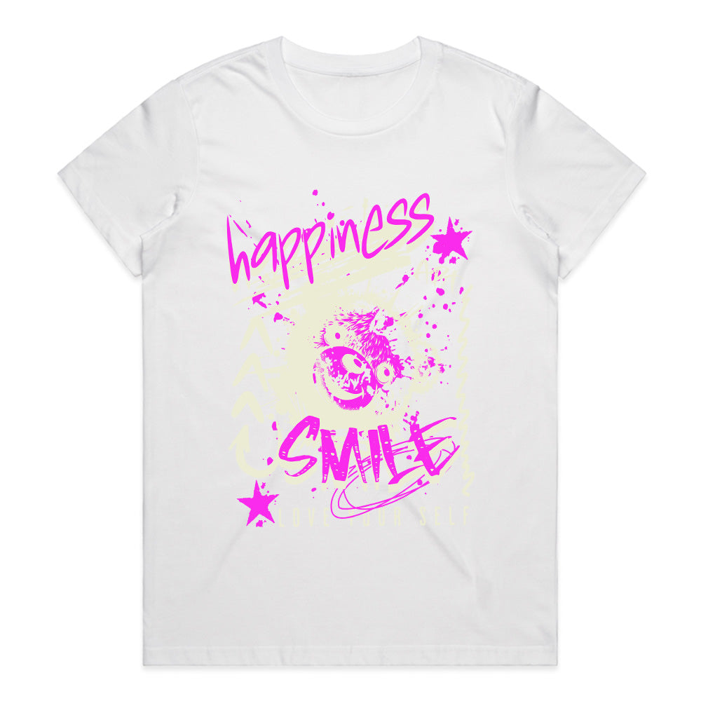 Happiness Graffiti: Love Yourself Street Art Tee
