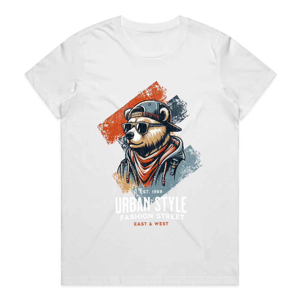 Urban Bear Vibe: Street Fashion King Tee