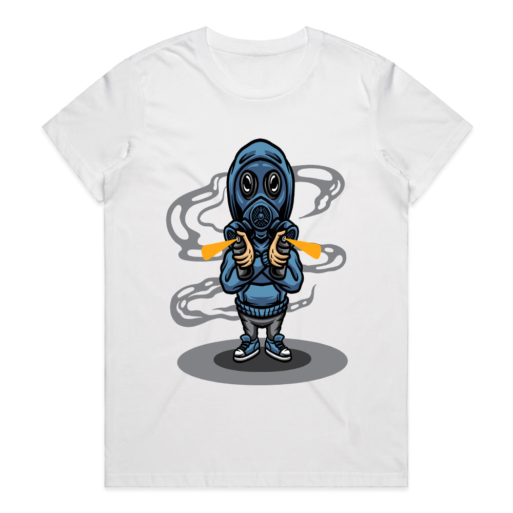 Gas Mask Rebel: Urban Survivalist Tee
