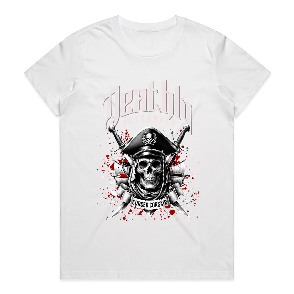 Cursed Corsair: Deathly Buccaneer Pirate Tee
