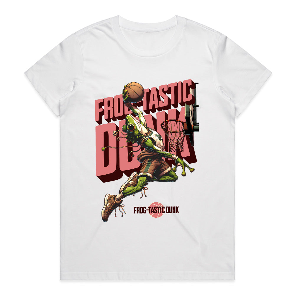 Frogtastic Slam: Amphibian Dunk King Tee