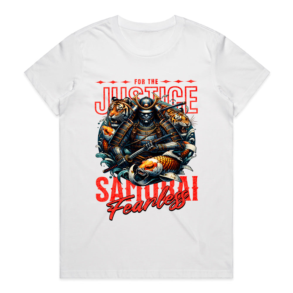 Samurai Spirit: Fearless Justice Warrior Tee