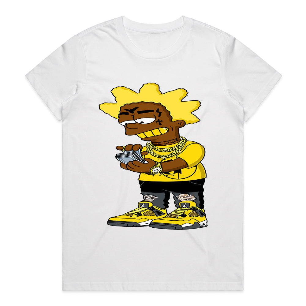Kodak Yellow Vibes Rapper Cartoon Tee