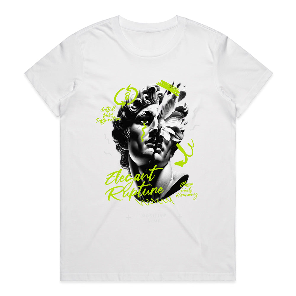 Elegant Rupture: Neo-Classic Distortion Tee