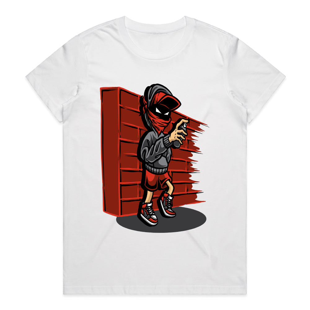 Street Tagger: Urban Rebel Graffiti Tee
