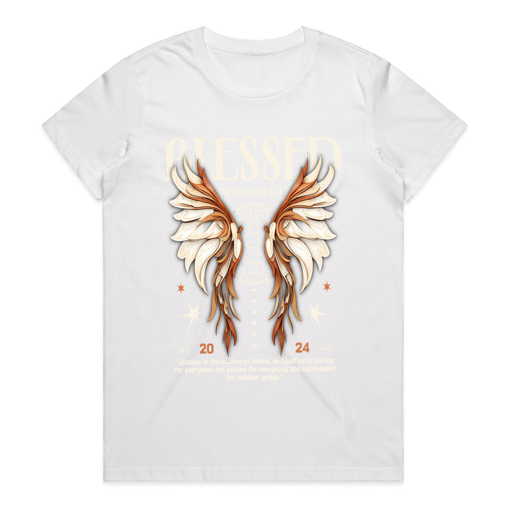Blessed Wings: World Peace Guardian Tee