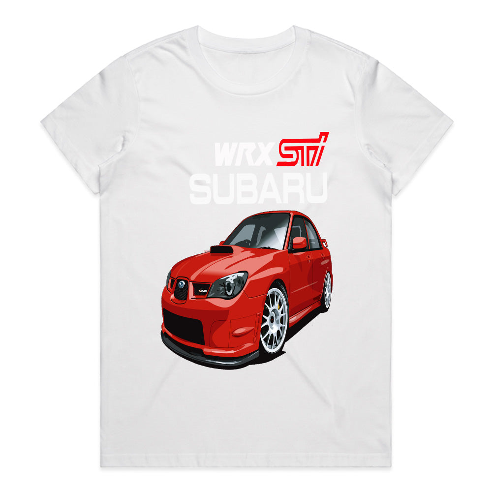Subaru WRX STI Red Edition T-Shirt – Rally Legend Style