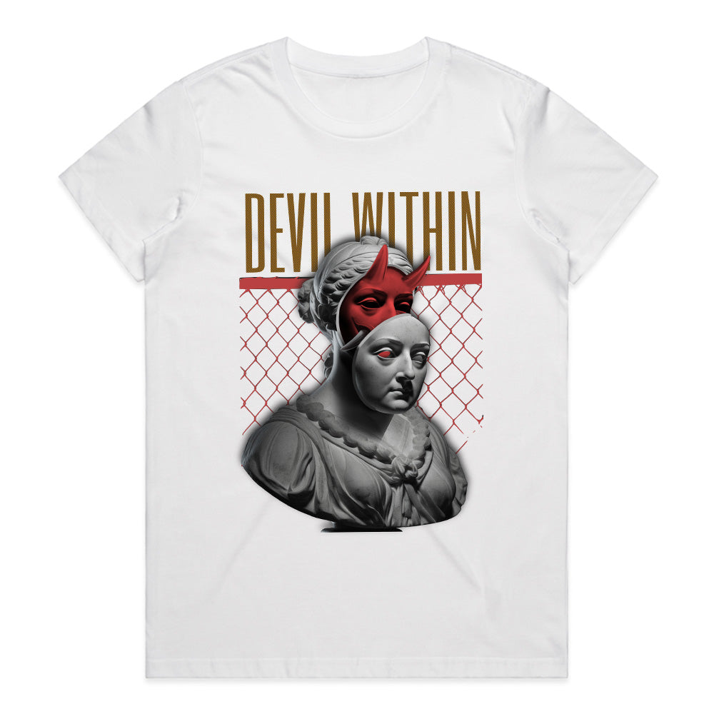 Devil Within" Masked Bust Tee