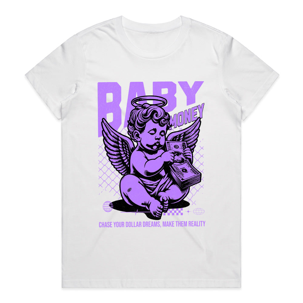Dollar Dreams: Baby Money Hustler Tee