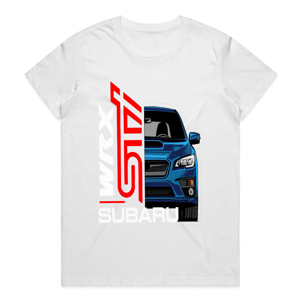Subaru WRX STI Front Profile T-Shirt – Bold Performance Statement