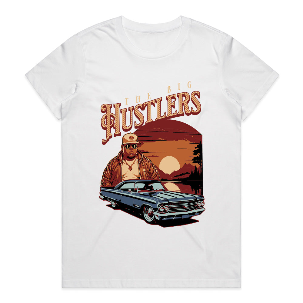 The Big Hustlers: Sunset Drive Classic Car Graphic Tee