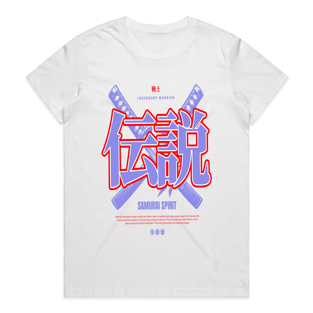 Samurai Spirit" Legendary Warrior Kanji Tee